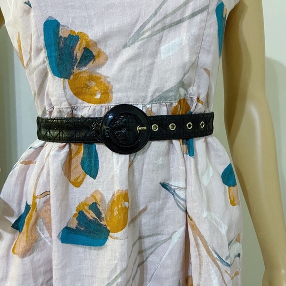 CHRISTIAN DIOR Vintage Patent Quilted Belt - Picture 2 of 15